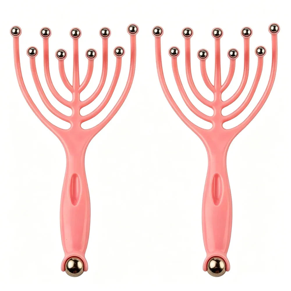 Steel Ball Handheld Head Massager