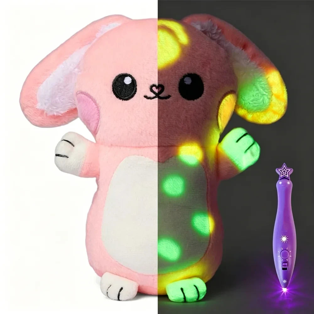Glow in the Dark Doodle Plush Toy
