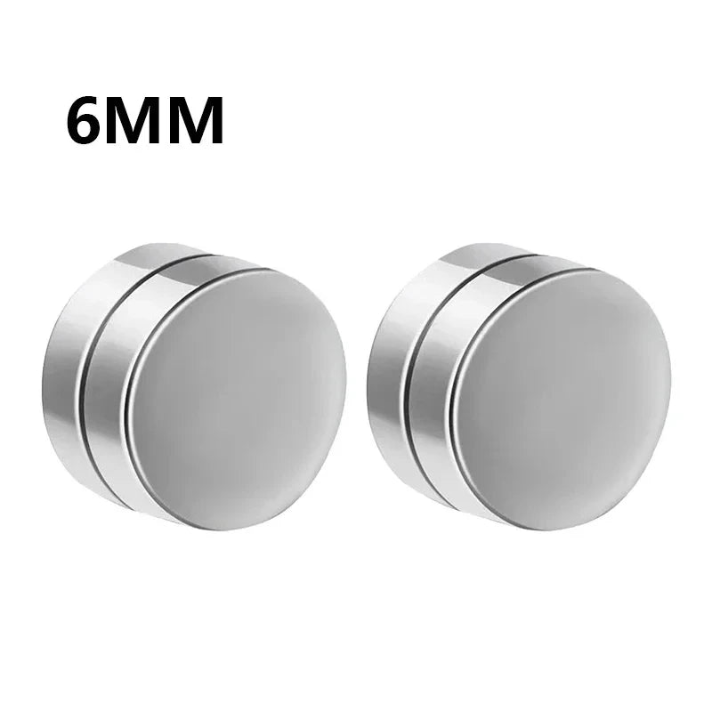 Magnetic Crystal Stud Earrings