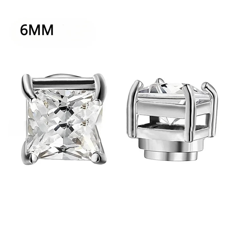 Magnetic Crystal Stud Earrings