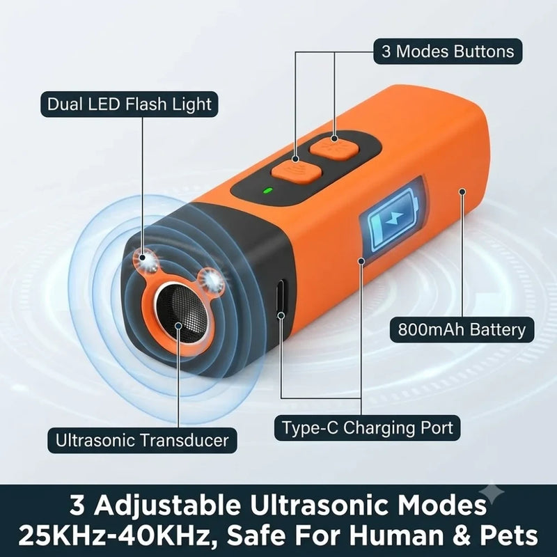 Portable Ultrasonic Dog Repellent