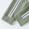 Children Waffle Knit Solid Casual Sweatpants