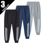 Children Waffle Knit Solid Casual Sweatpants