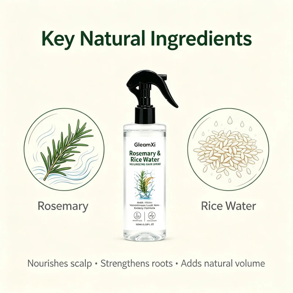 Rosemary and Rice Water Hair Spray
