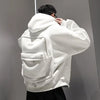 Loose Fit Zip-Up Streetwear Hoodie