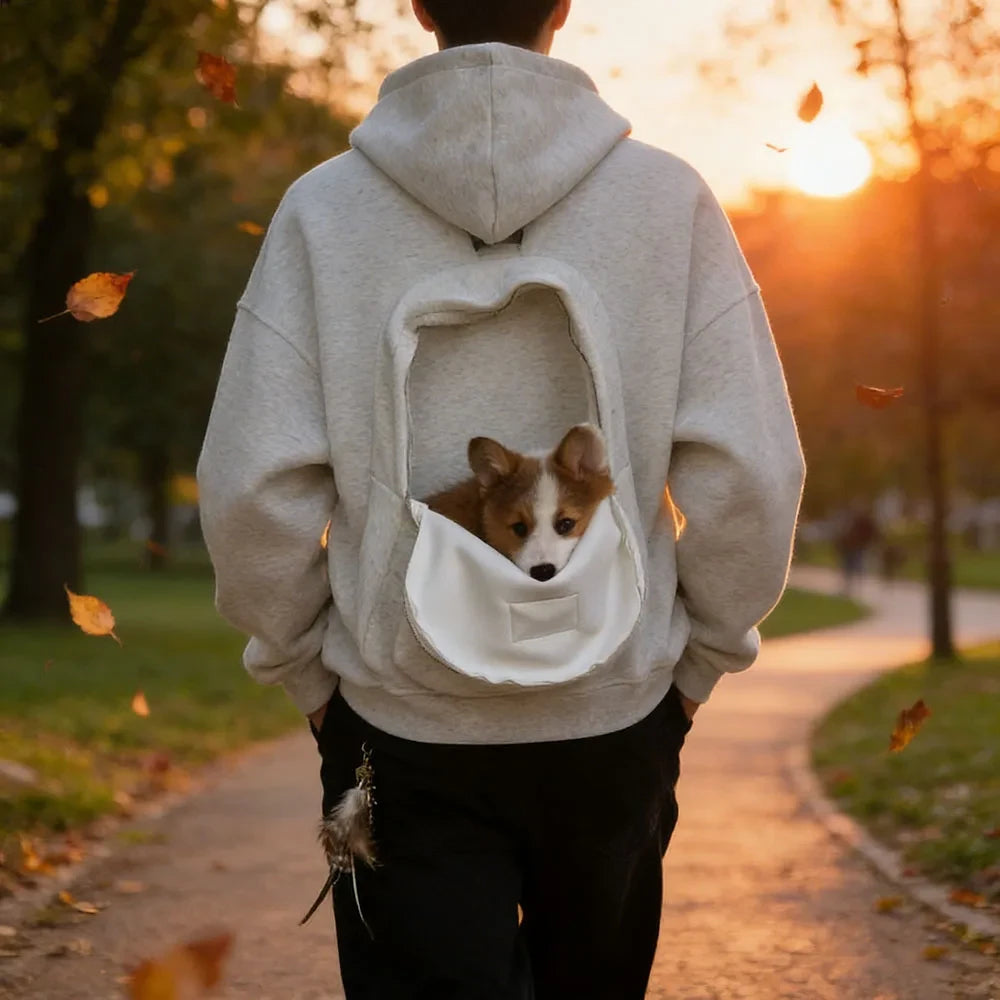 Loose Fit Zip-Up Streetwear Hoodie