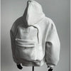 Loose Fit Zip-Up Streetwear Hoodie