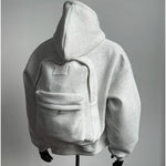 Loose Fit Zip-Up Streetwear Hoodie