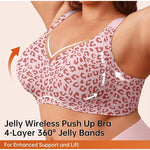 Leopard Print Wireless Jelly Bra