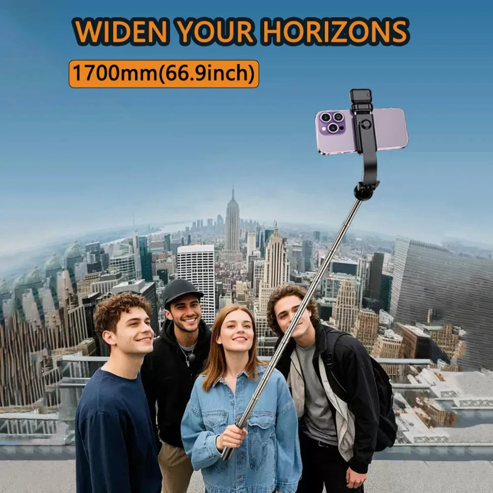 Portable Telescopic Bluetooth Selfie Stick