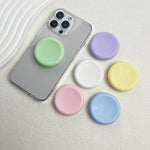 Macaron Solid Silicone Mobile Phone Grip Stand