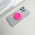 Macaron Solid Silicone Mobile Phone Grip Stand