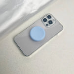 Macaron Solid Silicone Mobile Phone Grip Stand