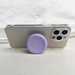 Macaron Solid Silicone Mobile Phone Grip Stand