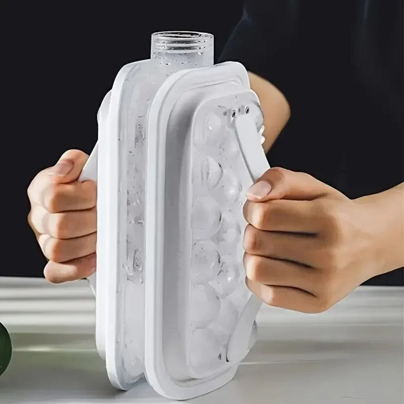 Portable Folding Ice Maker Water Bottle