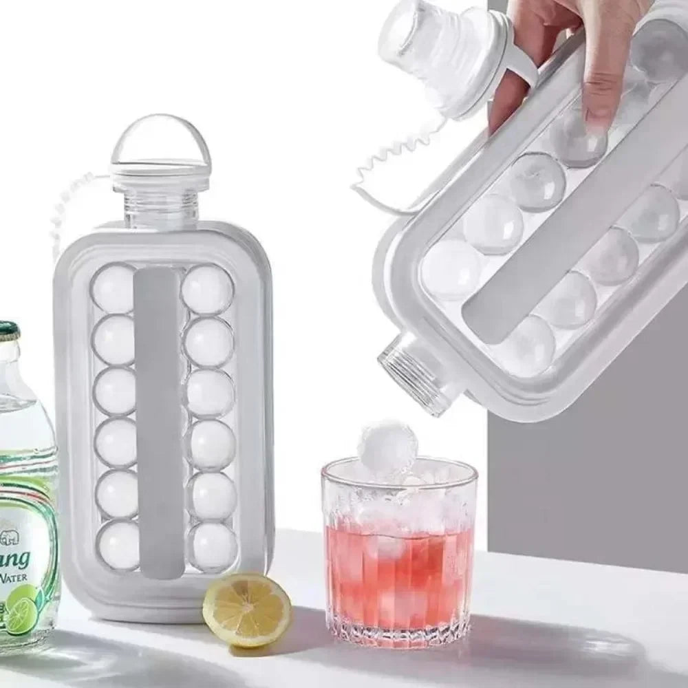 Portable Folding Ice Maker Water Bottle