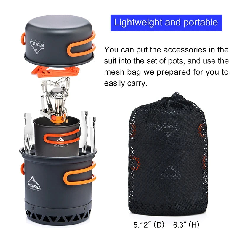 Portable Camping Cookware Set