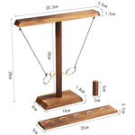 Wooden Ring Toss Game