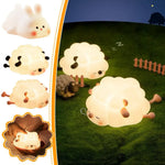 Soft Silicone Rabbit Night Light