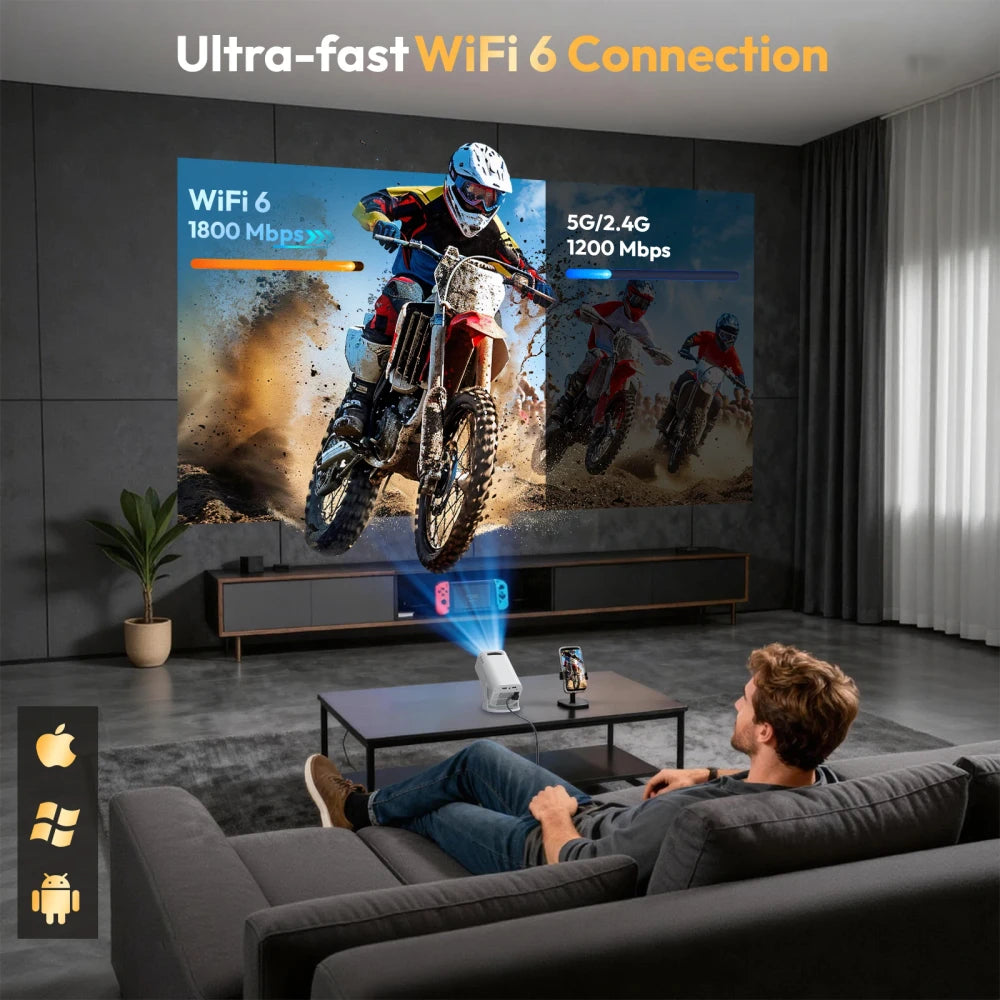 Smart Portable Mini Projector
