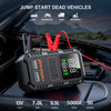 Portable Car Battery Jump Starter with Air Compressor