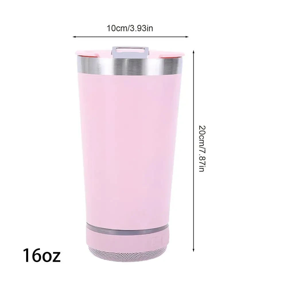 Insulated Bluetooth Speaker Tumbler