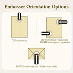 Customized Wedding Envelope Embosser Stamp