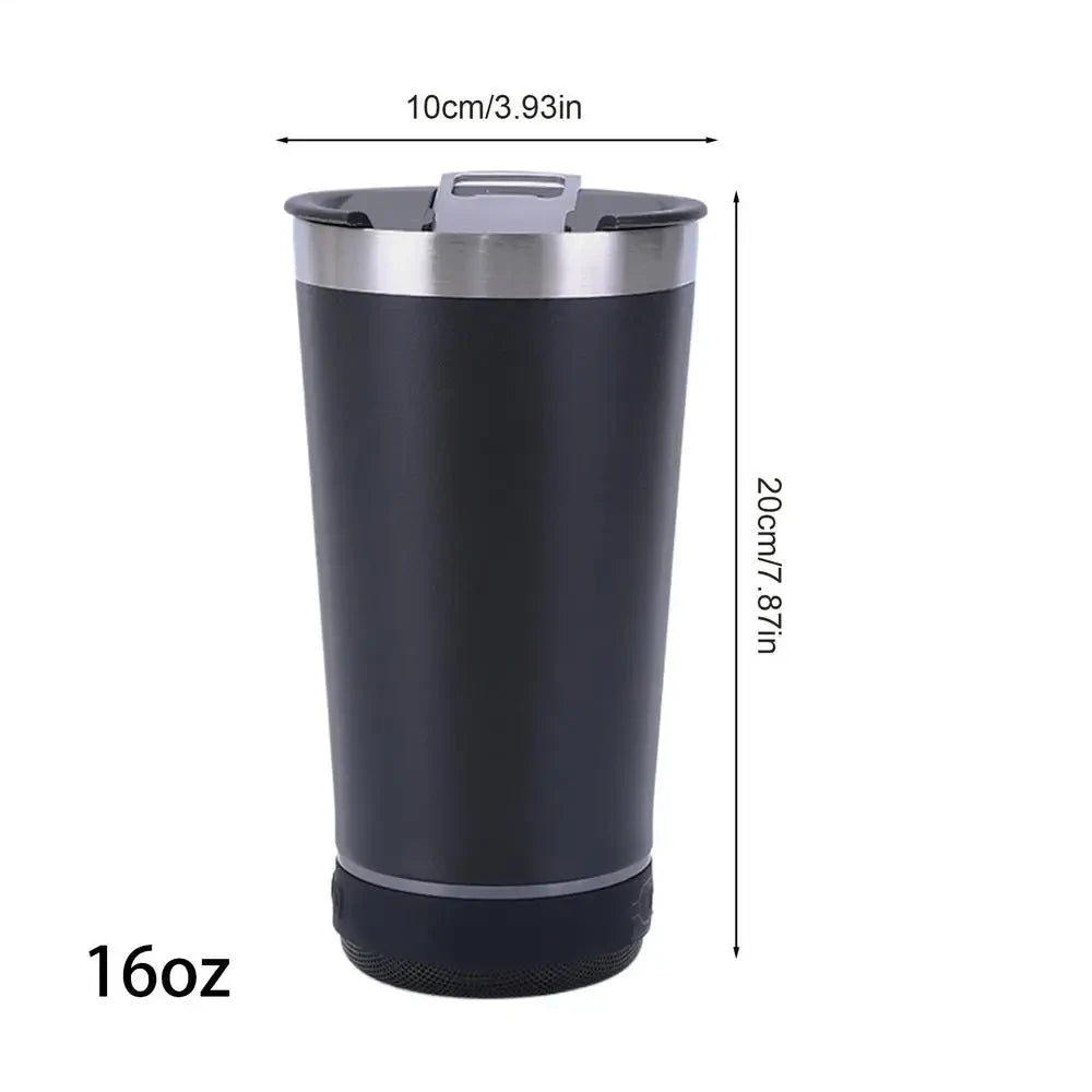 Insulated Bluetooth Speaker Tumbler