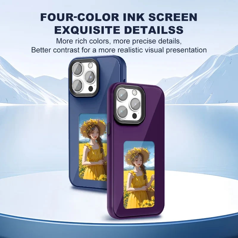 NFC E-Ink DIY Phone Case