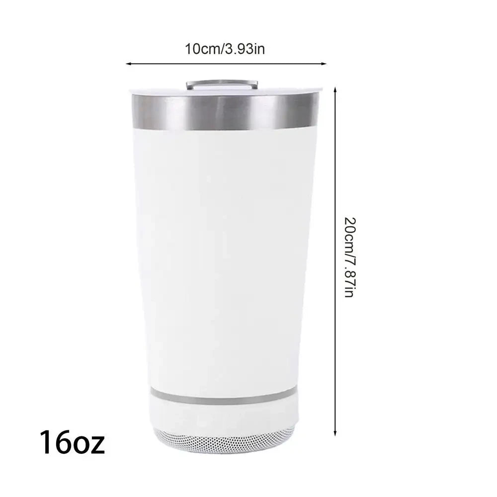 Insulated Bluetooth Speaker Tumbler